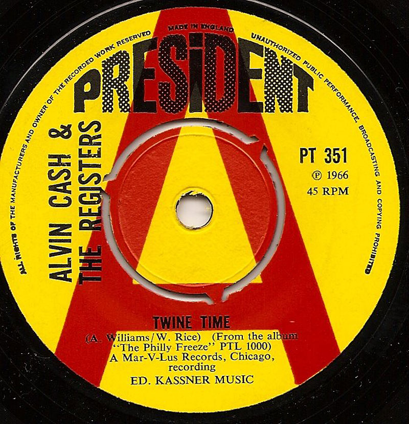 Archive for the 'Alvin Cash & The Registers' Category